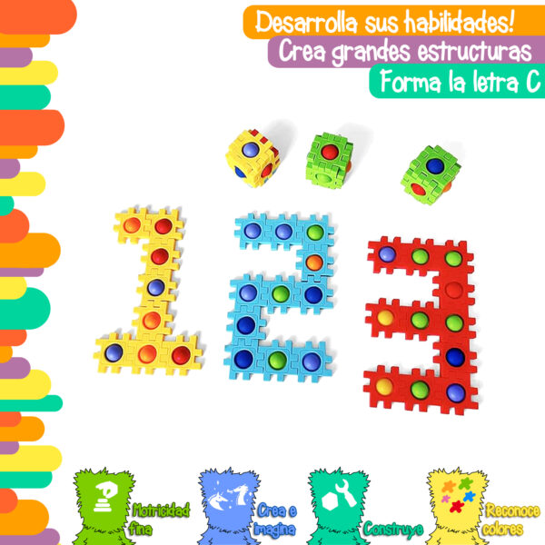 Bubble Blocks 24pcs - Imagen 2