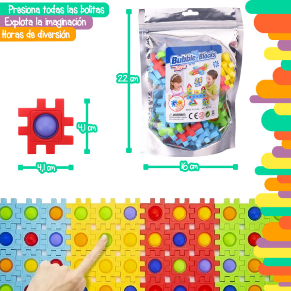 Bubble Blocks 24pcs - Imagen 3